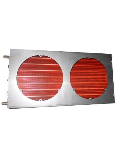 Copper tube copper fin condenser