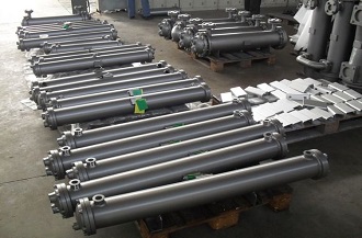 Screw Type Air Compressor`s Cooler