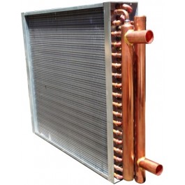Air to water coil
